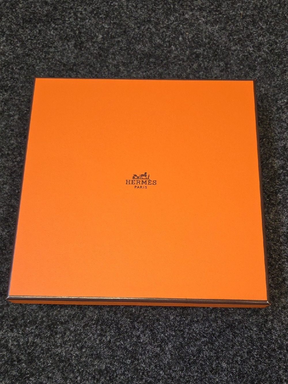 Authentic Hermès Orange Gift Box - Signature Hermès Paris
